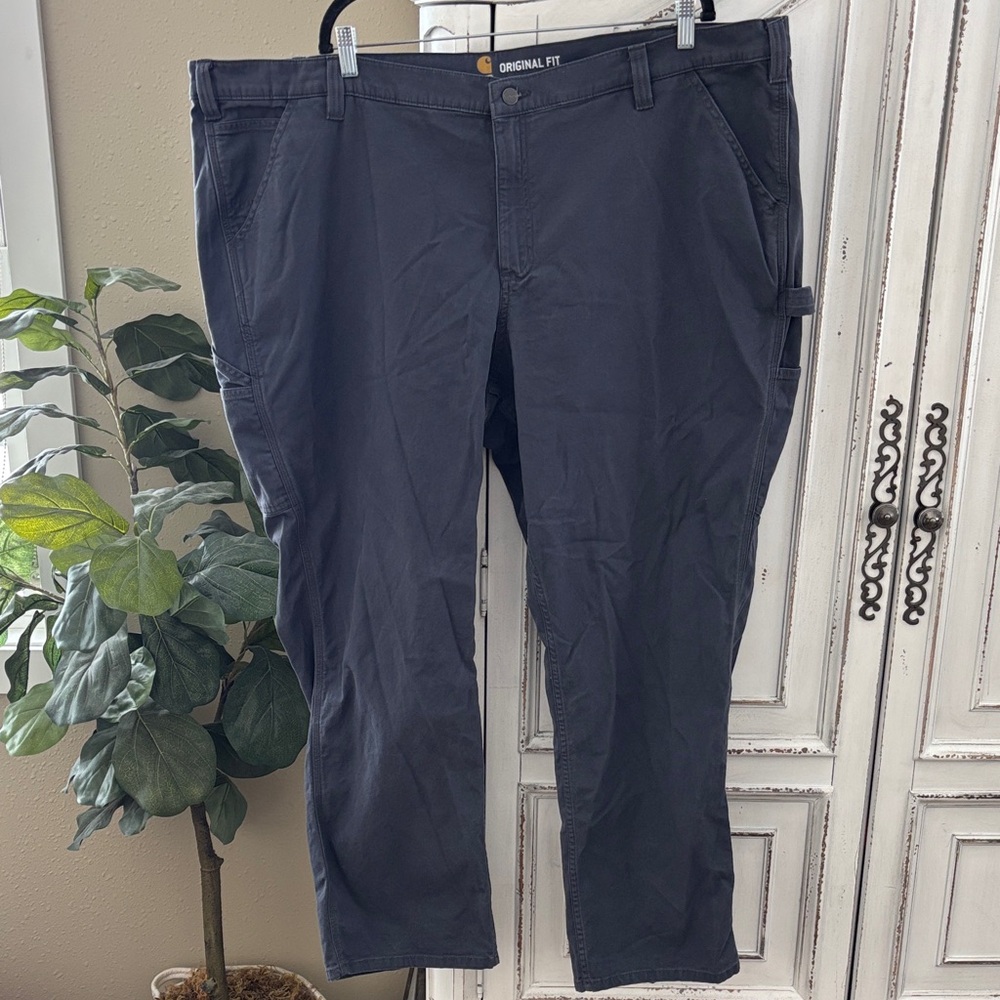 Carhartt Womens Original Fit Straight Leg Crawford Pant Coal Blue 102080-011 26W